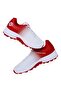 Crick 1000 Cricket Shoes |white/red, 9 Uk / 10 Us / 43 Eu|lightweight, Durable Rubber Outsole