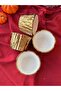Mıkasa Moor White Gold Bowl - Set of 4 - 6