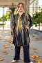 Cycling Collar Soft Viscose Fabric Tunic Waist Rubbered Viscose Pants Large Size Bottom Top Suit - 2