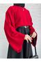 Women's Red Bat Sleeve Sweater - 3