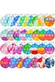 30-Pack Mini Pop Fidget Keychain,Sensory Toy,Party Favors for Kids
