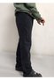 Straight Leg Anthracite Sportswear Baggy Cut Sweatpants - 3