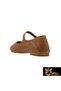Women's Tan Genuine Leather Shoes 505320101 -1 - 6