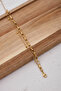 Steel 2-Piece Combination Ball and Paperclip Rectangular Chain Bracelet Minimal Tarnish Resistant 17+4cm & 21cm - 4