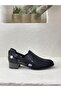 D23Ya-490 Genuine Leather Classic Daily Women's Shoes with 3cm Heels and Elastic Sides - 4