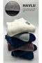 Casual 6 Pairs Women's Thermal Terry Cotton Thick Smooth Soft Heat Sink Boot Socks - 2