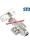 Cabinet Door Hinge-Flat-Slow Closing-With Brake-Piston (Pk./Ad. : 1Pcs) - 2