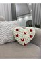 Special Heart Patterned Pillow for Special Occasions - Heart-Shaped Romantic Decorative Pillow / Full of Love - 5