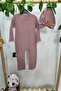 Motif Pattern Pocketed Woven Jumpsuit with Hat - 4