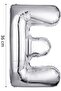 Foil Balloon Letter E Helium Balloon 36 Cm Silver Color - Letter E Balloon - Letter Foil Balloon - Letter E Balloon