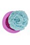 3 Sizes 6cm Rose Flower Silicone Mold K-134, Stone Powder Soap Plaster Candle Mold - 7