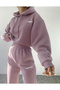 Women's Sleeve Text Detailed Tracksuit Set