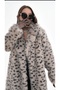 Women's Mink Patterned Fur Fabric New Collection Aklass Fabric Make up the Difference - 3