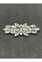 Iron-On Shiny Rhinestone Applique Crystal Stone Shoe, Bag and Clothing Accessory 7.5X3 cm
