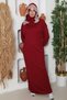 Seasonal Women's Prayer Dress - Hijab Headscarf, Anti-Sweat Clothing and Flowy Ferace - 3