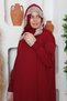 Seasonal Women's Prayer Dress - Hijab Headscarf, Anti-Sweat Clothing and Flowy Ferace - 4