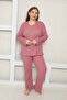 Large Size Filled Pyjamas Suit - 4