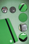 Green Fabric - 360 Card Holder Pokemon Football Player Pani̇Ni̇ Yugi̇Oh Etc. Card Album - 5