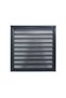 25X45 Anthracite Aluminum Surface Bonding Grille - 2