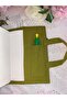Oil Green Heart Pattern 17*24 cm Water Repellent Dtf Ba Printed Itap Bag - 5
