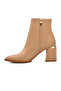 Nude Fleece Heeled Women's Boots 248025   Z - 3