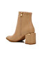 Nude Fleece Heeled Women's Boots 248025   Z - 5