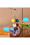 Natural Coco Nut Coconut - Sky and Galaxy Pattern Keychain - 2