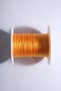 0.6 mm 100 Meter Polyester Prayer Bead String, Amber Yellow Color Polyester String - 5