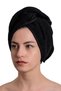 12Pcs Black 50 X 90cm Microfiber Hand Face Hairdresser Barber Sports Towel Stain and Hair Dye Resistant - 2