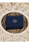 Klinkir Fabric Sport Stylish Waterproof Navy Blue Women's Wallet - 3