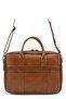Macbook Compatible Organizer Laptop Briefcase 13" & 14" Inch Tan - 3
