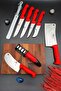 8 Pieces Set Kitchen Meat Butcher Sacrifice Swimming Knife Surmenese Onion Dumpling Row Set Masat Sharpening Apparatus - 5