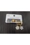 316L Set of 3 Earrings - Heart and Clover Motifs with Stone Detail Stainless Steel - 4