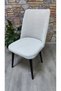 Large Oval Chair Cover Jacquard Fabric - 5
