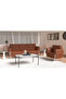 Choco Brown PU Leatherette Single Seater Sofa, Comfortable Living Room Furniture - 5