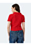 Buttoned Shirt Collar Textured Short Sleeve Blouse Wrinkle - 4
