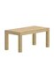 6-Seater Wooden Dining Table for Kitchen, 160cm, Natural Davos Oak Finish