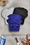 3-Piece Men's Knitwear Sweater Set Gray, Black, Cobalt Blue