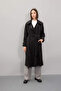 Trenchcoat aus Kunstleder mit normaler Passform - 2