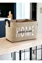 Jute Closet Laundry Kids Room Toy Organizer Folding Storage Basket Organizer 30X22X18