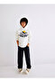 Boy's Black Color Baggy Carpenter Jeans