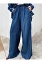Women's Blue Denim Shirt and Pants Set - 6