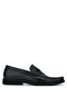 Men's Genuine Leather Black Leather Loafer Shoes