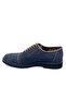Genuine Leather Navy Blue Men's Shoes 1070 49 45 - 3