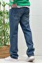 Men's Elastic Waist Casual Baggy Jeans - 6