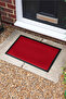 1Modern Red Dehumidifying Mat, Dust Catching Doormat, Outdoor Front Door Mat 40X60Cm - 2