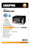 GMO1898 45L Digital Microwave Oven - 1500W, Arabic Control, Reheat & Defrost Functions - 6