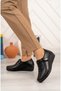 Non-Slip Sole Orthopedic Black Winter Women's Bootie - 5