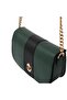 Della Shoulder Bag Green Black Striped - 2