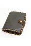 Small Wallet with Dancing Mouse Figure Ethnic Bohemian Retro Style - Anthracite - 3